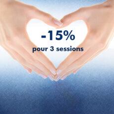 Forfait -15% pour 3 sessions