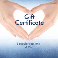 Gift Certificate (3&nbsp;x&nbsp;1&nbsp;hour&nbsp;sessions)